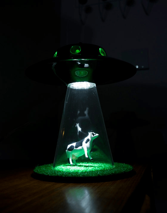The Alien Abduction Lamp