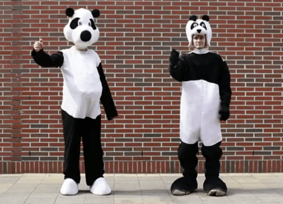 Pandas in the Mall