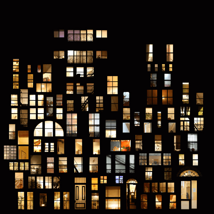 Dreamy Window Collage Structures