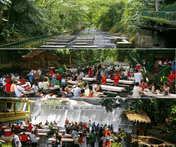 Villa Escudero with the Waterfalls Restaurant