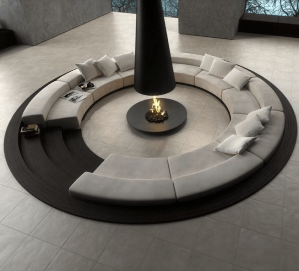 Conversation Pits and Sunken Sitting Areas