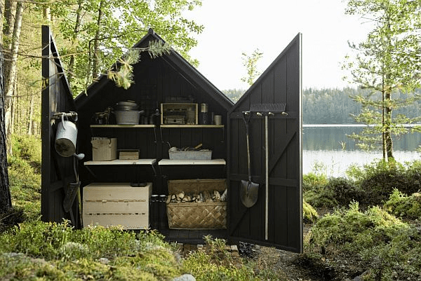 Solar Powered Garden Shed