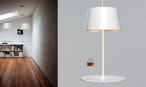 Lamp and table for your focal point