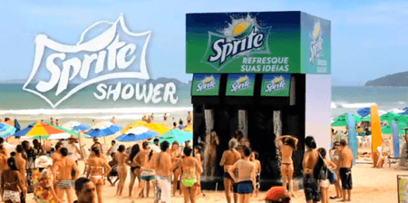 Enjoy a Sprite shower