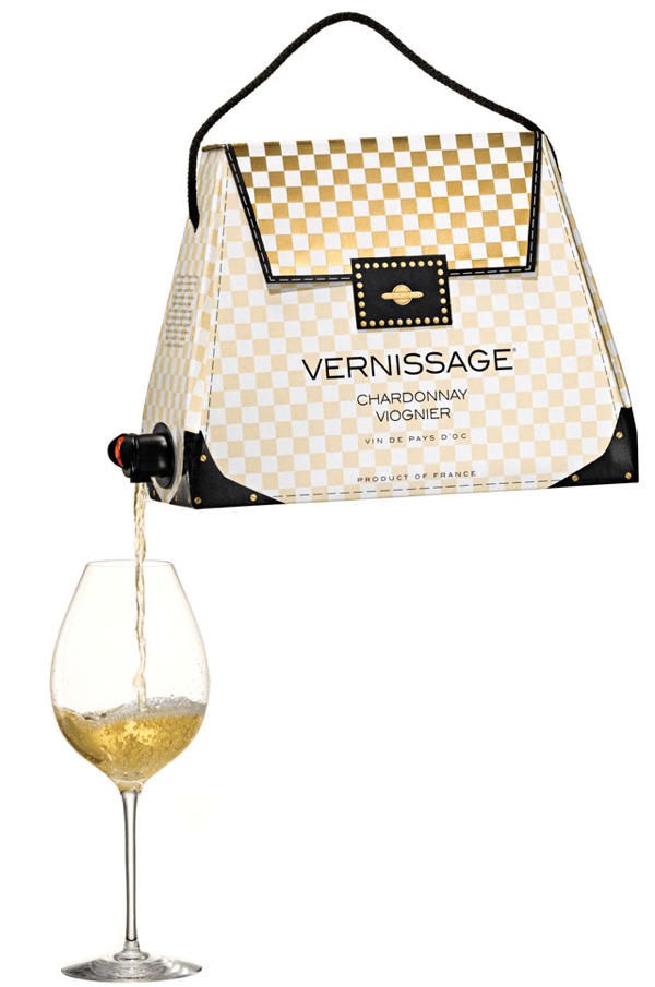 Boxed Wine Packaged to Look Like Fashion Handbags