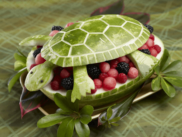 Creative Fruit Animal Art