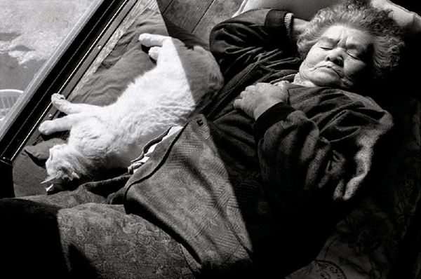 Grandmother and Her Cat