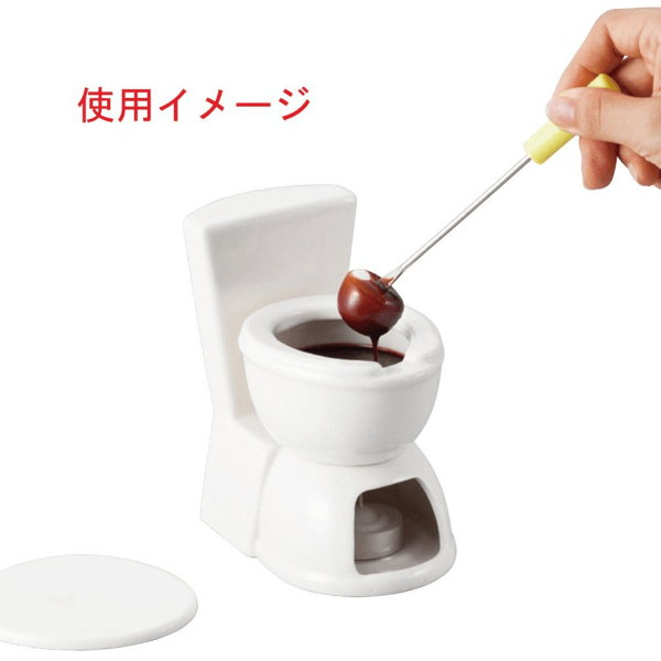 toilet chocolate fondue
