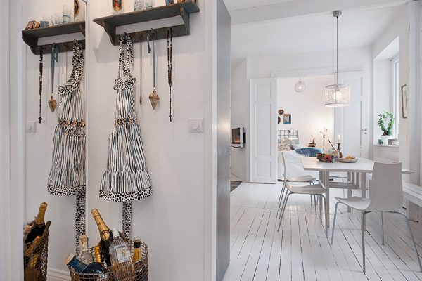 Swedish White Heirloom Apartment