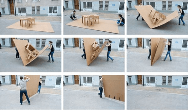 Cardboard furniture