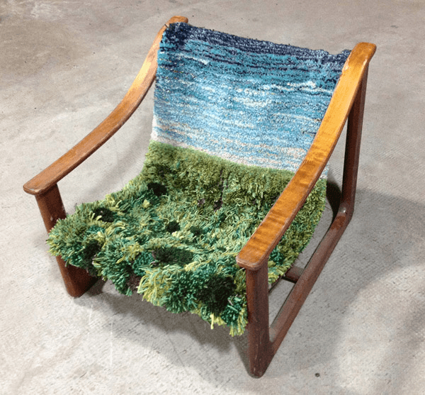 Rugs Become Tactile Grasslands
