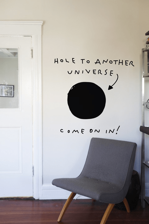 Hole to Another Universe Decal