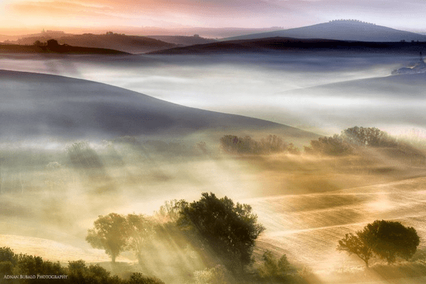 Prismatic Layers of Air in Tuscany