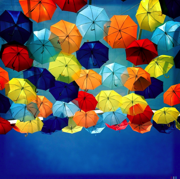 New Colorful Canopies of Umbrellas
