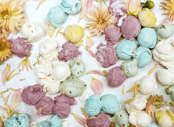 Ice Cream and Flowers