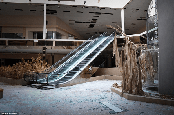Abandoned shopping centers