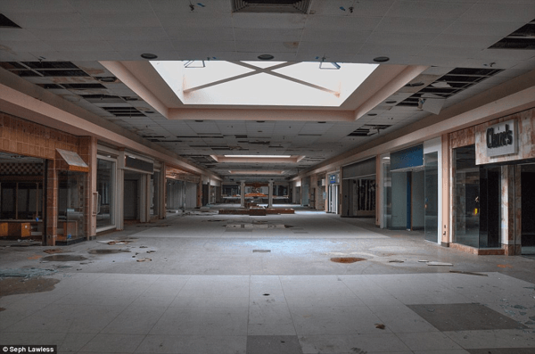 Abandoned shopping centers