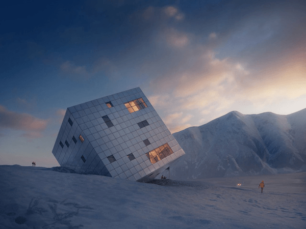 Stunning Cube Hut