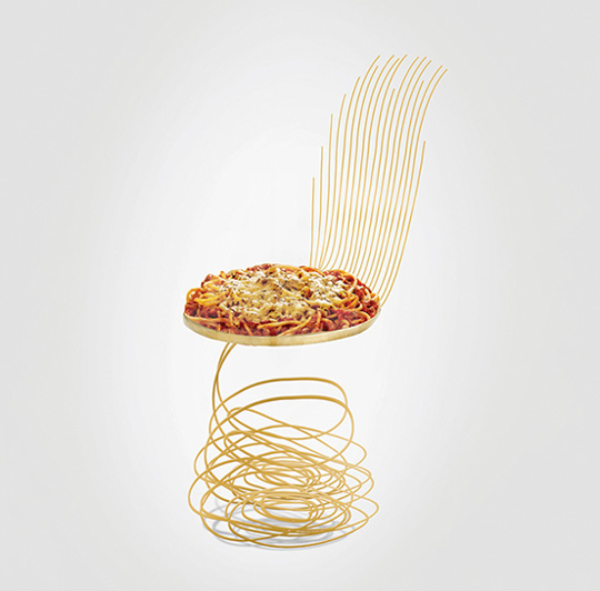 The Perfect Italian Meal,a As Chairs