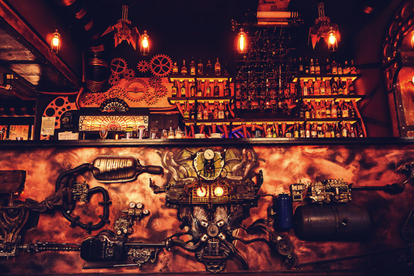 steampunk bar