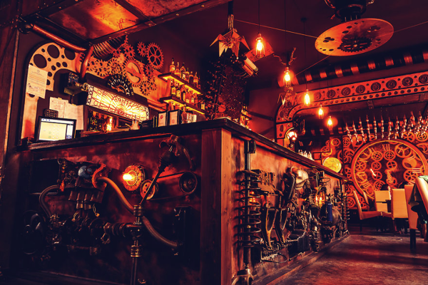 steampunk bar