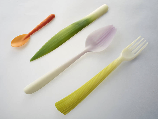 plants inspired cutlery
