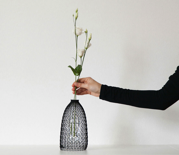 Plastic Bottle 3D-Printed Vases