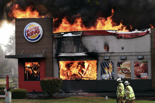 Burger King flame grilled