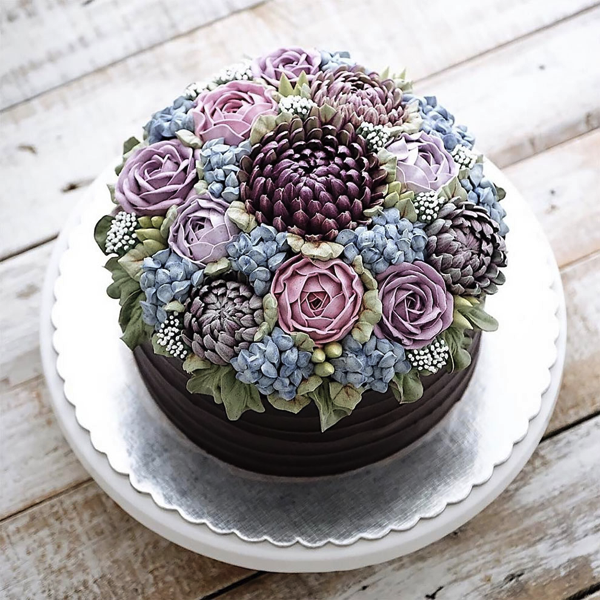 Terrarium And Flower Cakes
