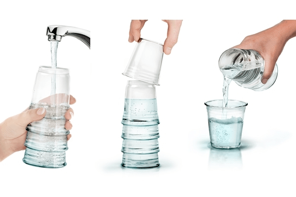 H2EAU Carafe and Glass