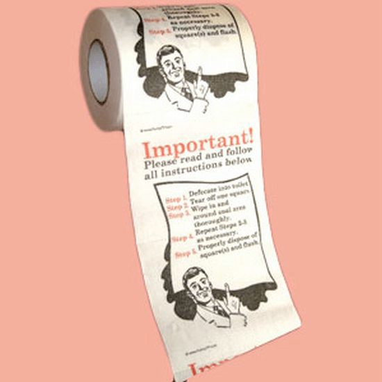 whackiest toilet paper design