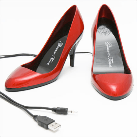 Shiny Red High Heel USB Speakers