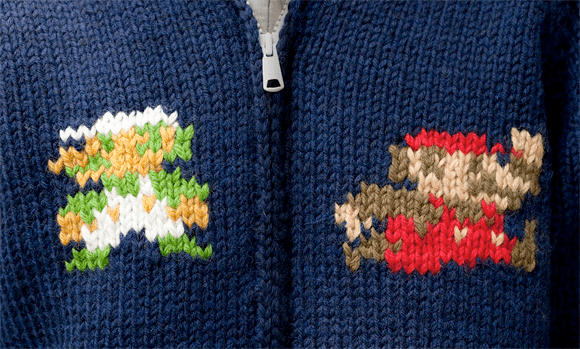 Knitted Mario Sweaters