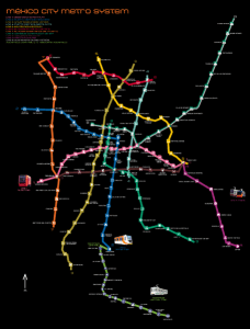 世界の地下鉄の路線図