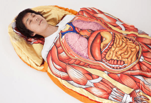人体の不思議を体感できる寝袋 - sleeping bag -
