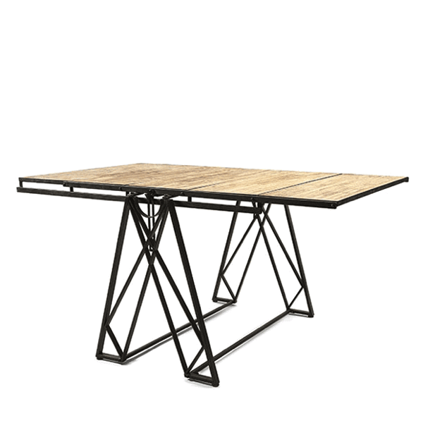 使い道をいろいろ考えたくなる。棚にもなるマルチなテーブル - Convertible Shelf Table