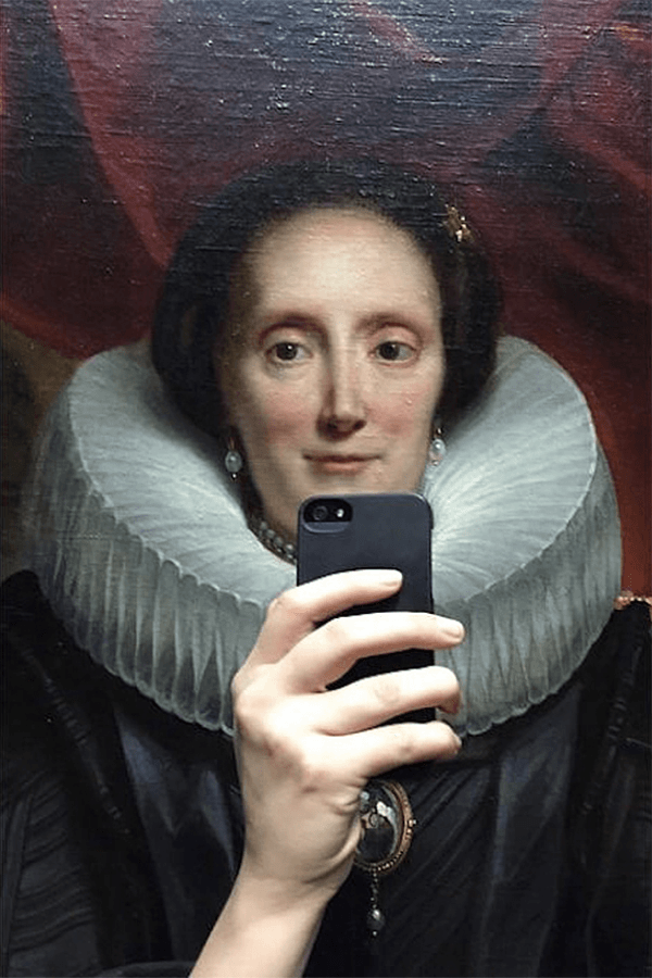 クスッと笑える！名画たちのいかにもありそうな自撮り - Museum of Selfies