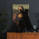 これはドキドキする！ モナリザや絵画にガリガリする猫の爪とぎ